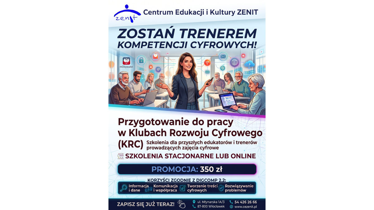 ZOSTAŃ TRENEREM KOMPETENCJI CYFROWYCH!