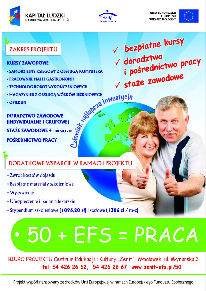 50+EFS=PRACA