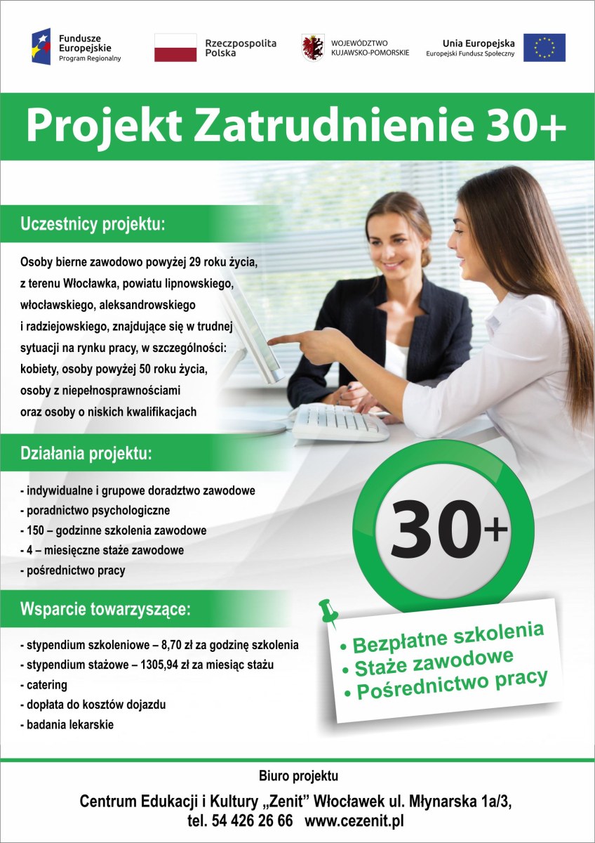 Projekt Zatrudnienie 30+