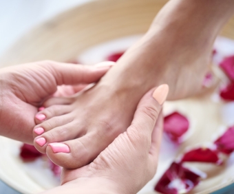 Spa treatment for tired feet