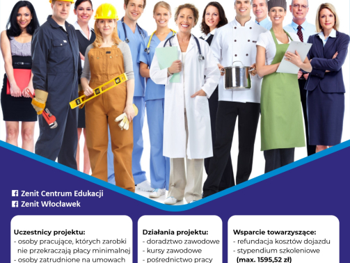 plakat Kujawskopomorskie centrum wsparcia aktywizacji zawodowej